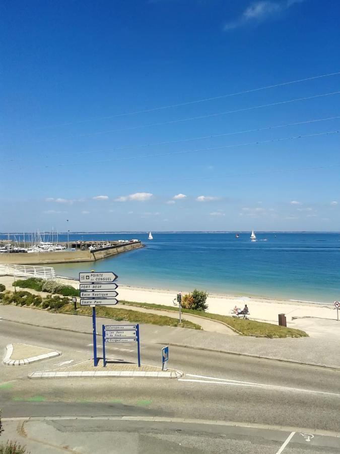 Appartement Confortable Avec Vue Sur La Mer A Quiberon 25 M² Exterior photo